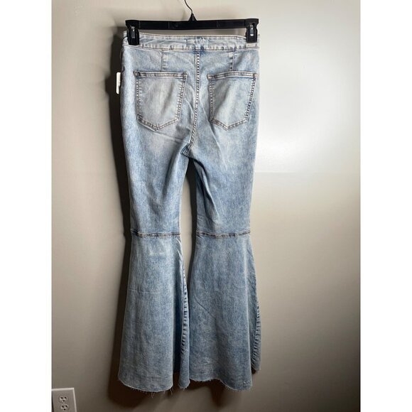 NEW Free People Float On Flare Slim Jeans Stretch Size 27 - Picture 5 of 7